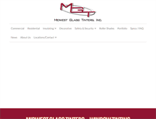 Tablet Screenshot of midwestglasstinters.com